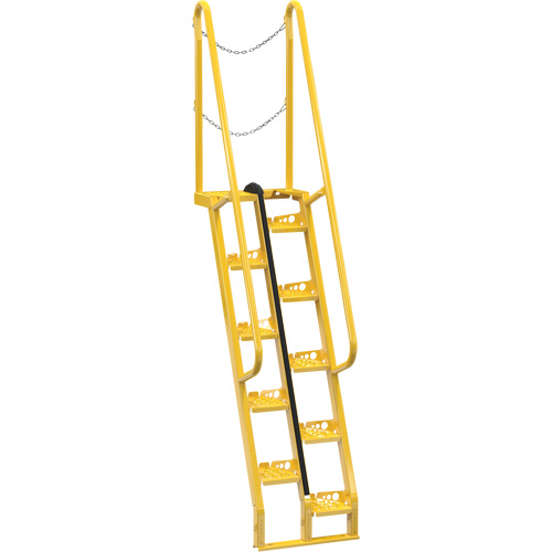 ESCALIER SEMELLE ALTERN35LOX72H 68 DEGRES D. Morneault & Fils