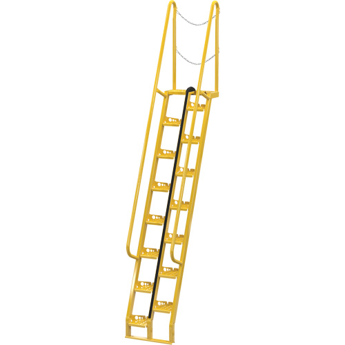 ESCALIER SEMELLE ALTERN50LOX108H 68 DEGRES D. Morneault & Fils