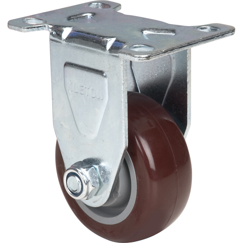 Roulette, Fixe, 3" (76 mm), Polyur&eacute;thane, 230 lb (104 kg) D. Morneault & Fils