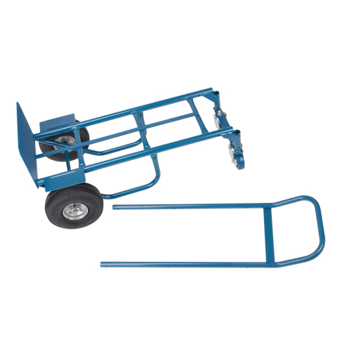 Convertible Deluxe Hand Truck, Steel, 800 lbs. Capacity D. Morneault & Fils