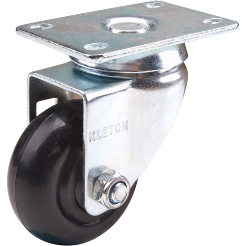 Caster, Swivel, 3" (76 mm), Polyolefin, 250 lbs. (113 kg.) D. Morneault & Fils