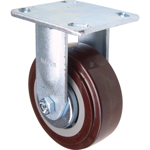 Roulette, Fixe, 5" (127 mm), Polyur&eacute;thane, 650 lb (294 kg) D. Morneault & Fils
