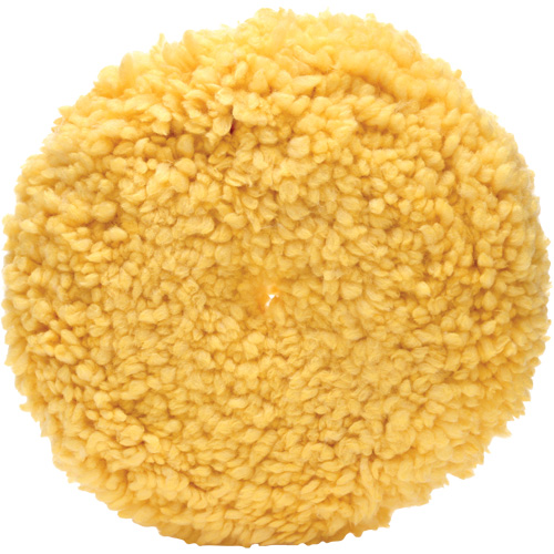 Hookit Polishing Pad, 9" Dia., Wool Blend D. Morneault & Fils