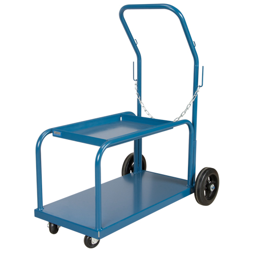 Chariots de soudage Mini-MIG, Roues Caoutchouc, Base de , 1000 lb D. Morneault & Fils