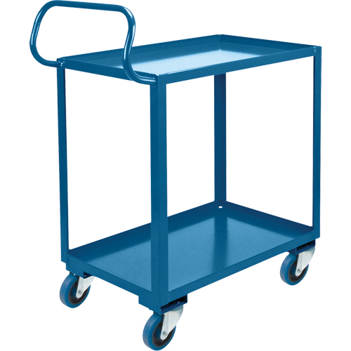 Ergonomic Shelf Truck, 800 lbs. Capacity, Steel, 20" W x 37" H x 32" D, Lip Up D. Morneault & Fils