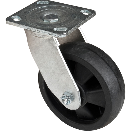 Hi-Temp Caster, Swivel, 6" (152.4 mm), Nylon, 880 lbs. (399 kg.) D. Morneault & Fils