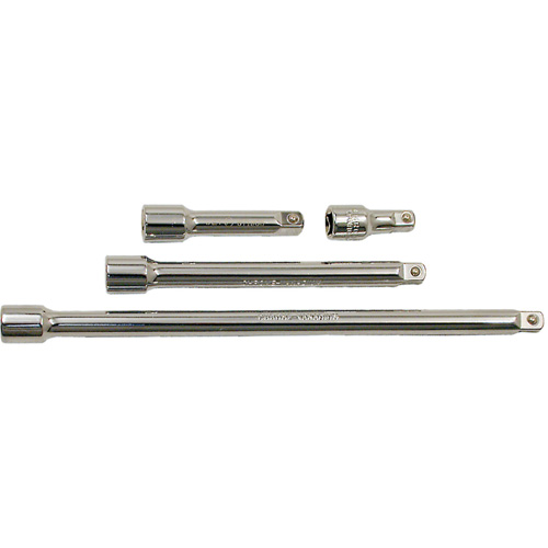 Extension Bar Set, 3/8" Drive, Chrome Finish, 4 Pcs D. Morneault & Fils