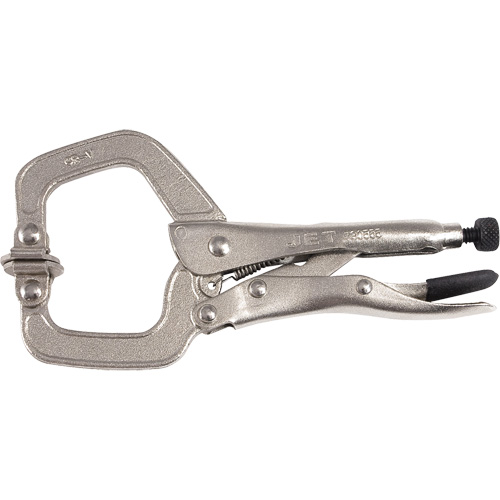 Pince en C &agrave; verrouillage ultra-robuste avec patin pivotant, Capacit&eacute; de 6" (152 mm) D. Morneault & Fils