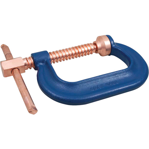 Heavy-Duty Forged C-Clamp, 10" (254 mm) Capacity, 5" (127 mm) Throat Depth D. Morneault & Fils