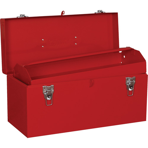 Coffre &agrave; outils robuste, 8-1/2" P x 20" la x 9-1/2" h, Rouge D. Morneault & Fils