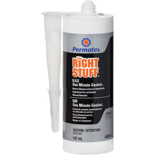 The Right Stuff&reg; Gasket Maker, Cartridge, Black D. Morneault & Fils