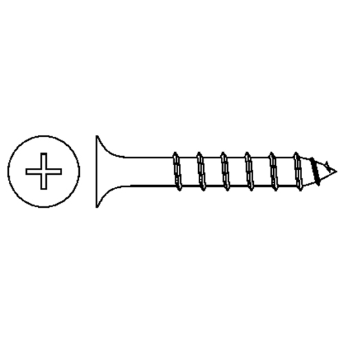 Drywall Screws, #6 x 2" L, Black Oxide D. Morneault & Fils