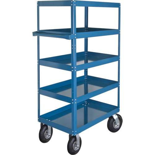Chariots &agrave; tablette, 5 Tiers, 24" la x 65" h x 36" p, Capacit&eacute; 900 lb D. Morneault & Fils
