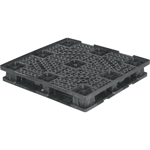 Double Deck Stackable Pallets, 4-Way Entry, 48-7/10" L x 45.7" W x 7-1/2" H D. Morneault & Fils