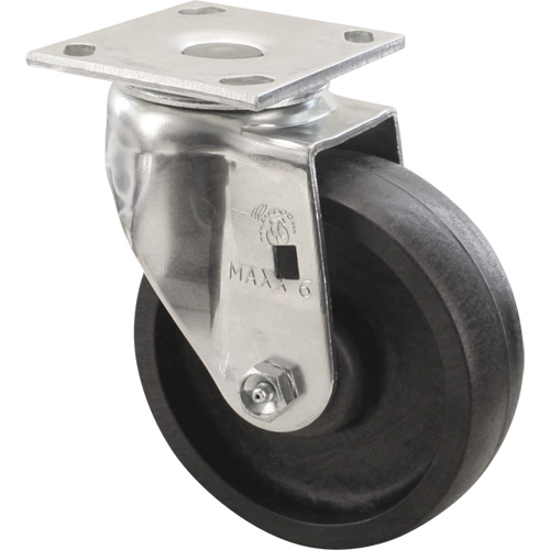 Roulette Emaxx RollX, Pivotant, 8" (203,2 mm), Nylon, 1200 lb (544,3 kg) D. Morneault & Fils