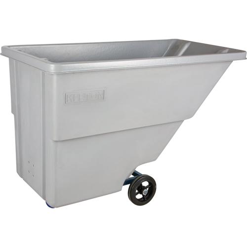 Tilt Truck, Polyethylene, 0.625 cu. yd., 500 lbs. Load Capacity D. Morneault & Fils