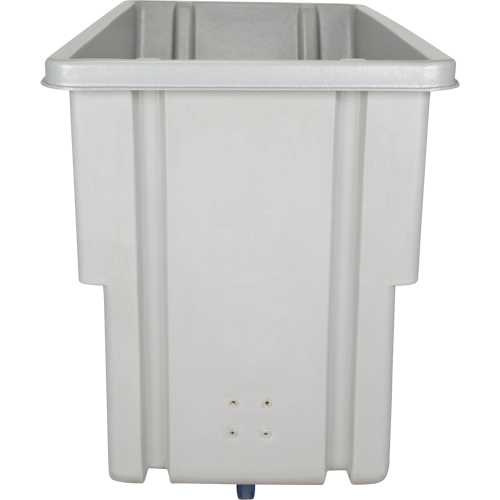 Tilt Truck, Polyethylene, 0.625 cu. yd., 500 lbs. Load Capacity D. Morneault & Fils