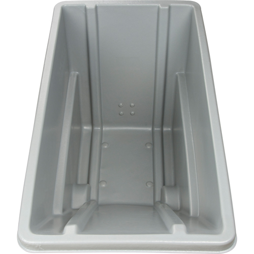 Tilt Truck, Polyethylene, 0.625 cu. yd., 500 lbs. Load Capacity D. Morneault & Fils