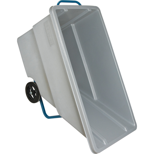 Chariot basculeur en acier, Poly&eacute;thyl&egrave;ne, 0,625 vg³, Capacit&eacute; de charge de 850 lb D. Morneault & Fils