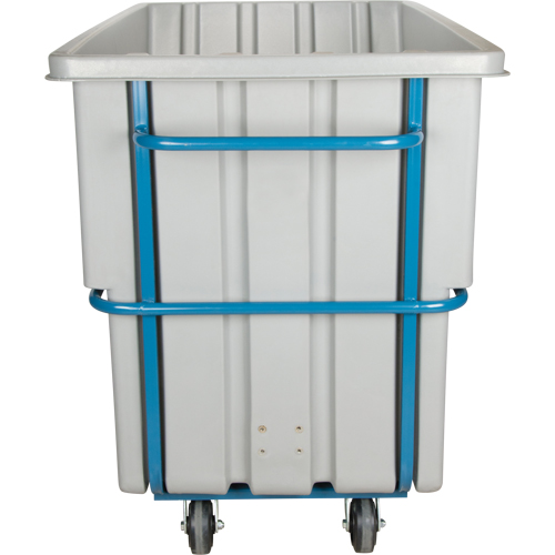 Chariot basculeur en acier, Poly&eacute;thyl&egrave;ne, 1,1 vg³, Capacit&eacute; de charge de 2000 lb D. Morneault & Fils