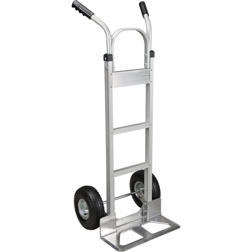 Knocked Down Hand Truck, Dual Handle, Aluminum, 50-5/8" Height, 500 lbs. Capacity D. Morneault & Fils