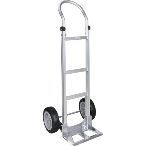 Knocked Down Hand Truck, Continuous Handle, Aluminum, 49-5/8" Height, 500 lbs. Capacity D. Morneault & Fils