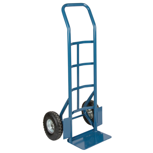 Heavy-Duty Hand Truck, Continuous Handle, Steel, 50" Height, 800 lbs. Capacity D. Morneault & Fils