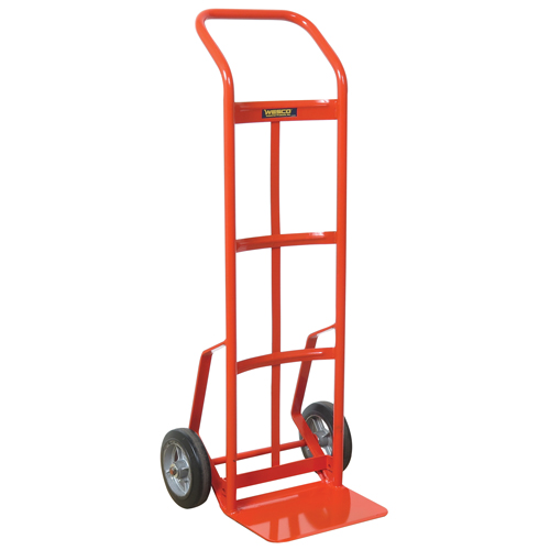 Hand Truck with Reinforced Noseplate - 156RN-HB, Continuous Handle, Steel, 51" Height, 800 lbs. Capacity D. Morneault & Fils
