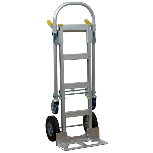 SPTN-JR-T18-SR Spartan Jr. Convertible Hand Truck, Aluminum, 1000 lbs. Capacity D. Morneault & Fils