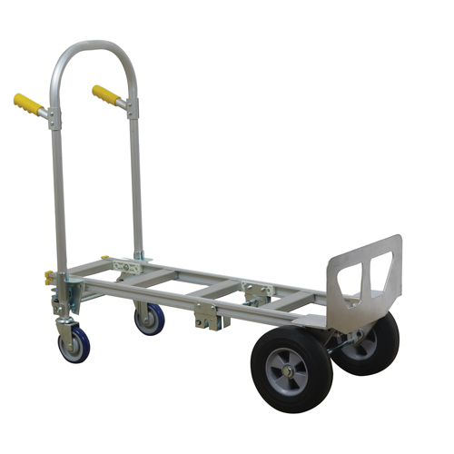 SPTN-JR-T18-SR Spartan Jr. Convertible Hand Truck, Aluminum, 1000 lbs. Capacity D. Morneault & Fils