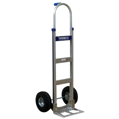Cobra-Lite Hand Truck - 410-T14-P, Single Grip Handle, Aluminum, 52" Height, 600 lbs. Capacity D. Morneault & Fils
