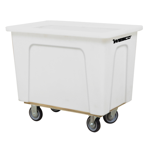 Box Truck, White Polyethylene, 42" L x 30" W x 36" H, 20 cu. ft. Volume, 600 lbs. Capacity D. Morneault & Fils