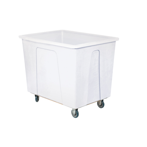 Box Truck, White Polyethylene, 46" L x 34" W x 40" H, 25 cu. Ft. Volume, 600 lbs. Capacity D. Morneault & Fils