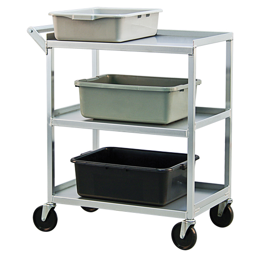Utility Cart, 3 Tiers, 18-1/2" W x 39" H x 32-1/2" D, 350 lbs. Capacity D. Morneault & Fils