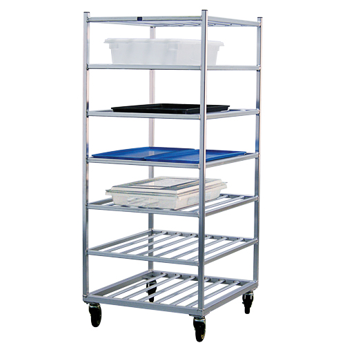 Shelf Cart, 7 Tiers, 28-1/2" W x 69" H x 32" D, 525 lbs. Capacity D. Morneault & Fils