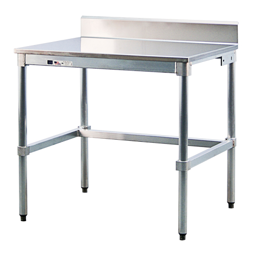 Stainless Steel Top Workbench D. Morneault & Fils