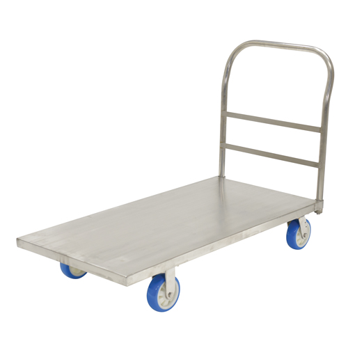 Chariot &agrave; plateforme, 48" lo x 24" la x Capacit&eacute; 2000 lb, Roues en Polyur&eacute;thane D. Morneault & Fils