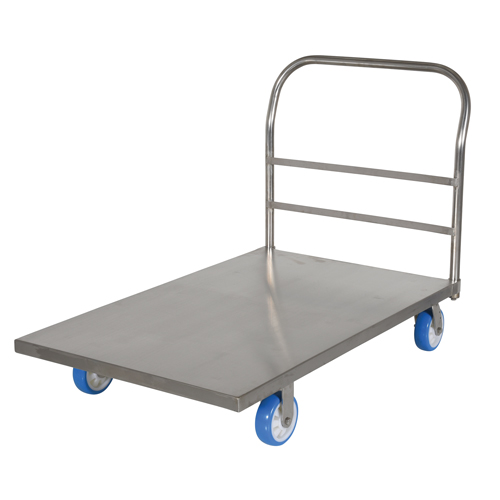 Platform Truck, 48" L x 30" W, 2000 lbs. Capacity, Polyurethane Casters D. Morneault & Fils