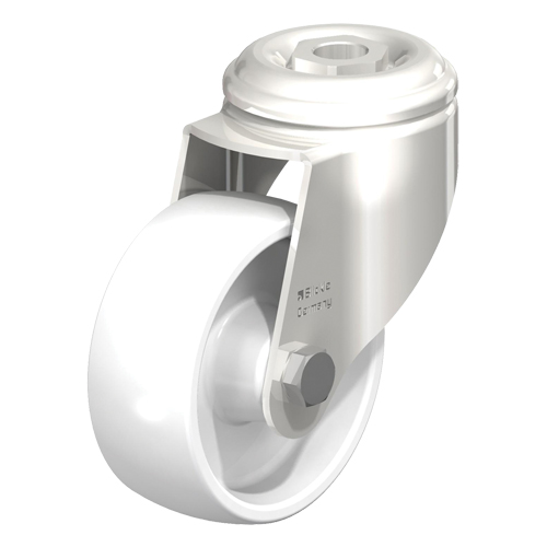 Roulette en nylon acier inoxydable, Pivotant, Diam&egrave;tre 3-1/8" (79,5 mm), Capacit&eacute; 265 lb (120 kg) D. Morneault & Fils