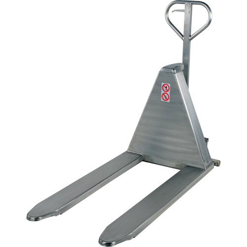 Table &eacute;l&eacute;vatrice de palettes, 45" lo x 26-3/4" la, Acier inoxydable, Capacit&eacute; de 2000 lb D. Morneault & Fils