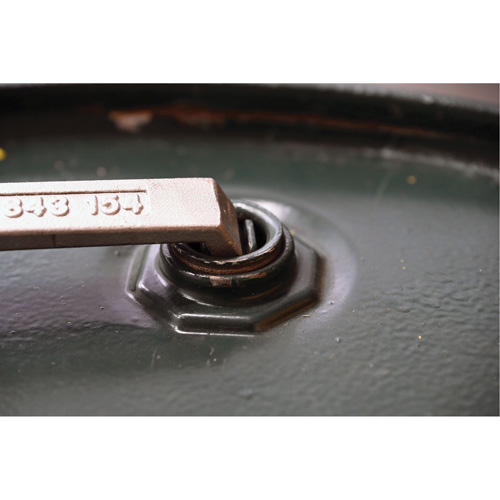 Drum Wrench, 3/4"/2" Opening, 9-1/2" Handle, Stainless Steel D. Morneault & Fils