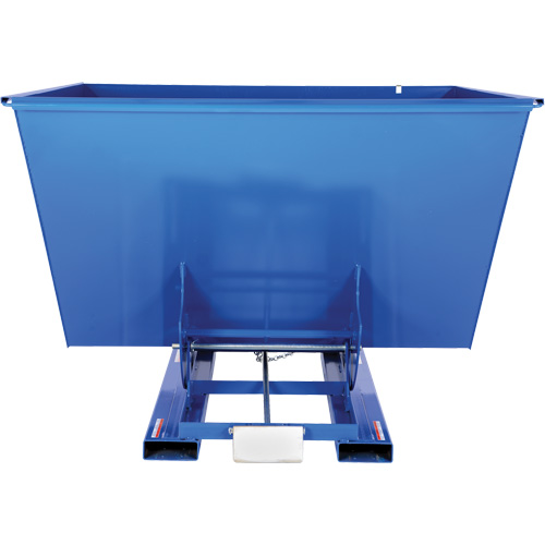 Conteneur autobasculeur, Acier, 2-1/2 vg³, Bleu D. Morneault & Fils