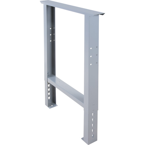 Pattes d'&eacute;tabli pour service industriel, Acier, 24" p x 34" h, Simple D. Morneault & Fils