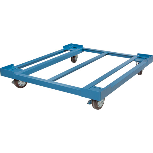 Socle roulant pour palette, 48,5" la x 43" p x 8" h, Capacit&eacute; de 3000 lb D. Morneault & Fils