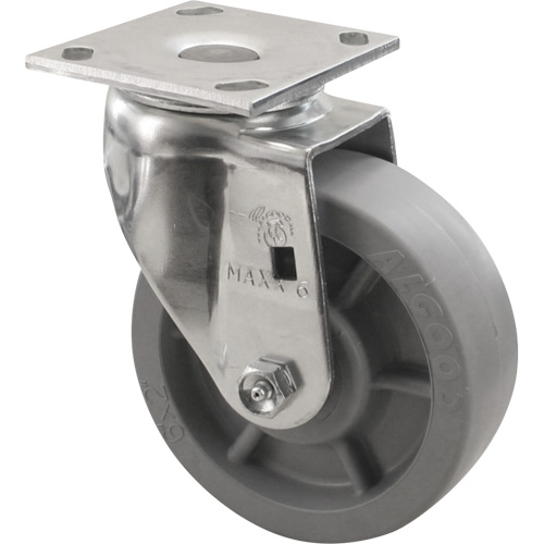 Emaxx Caster, Swivel, 4" (101.6 mm), Envirothane, 1000 lbs. (453.6 kg.) D. Morneault & Fils