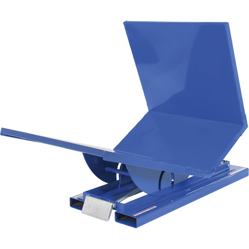 Open Sided Hopper, Steel, 1 cu.yd., Blue D. Morneault & Fils