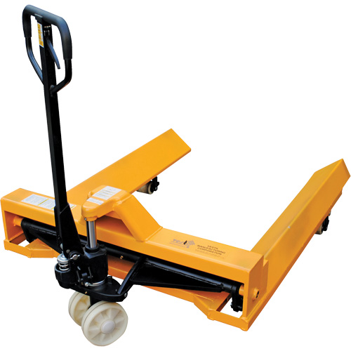 Roll Pallet Truck, Steel, 48" L x 7.5" W, 4000 lbs. Capacity D. Morneault & Fils