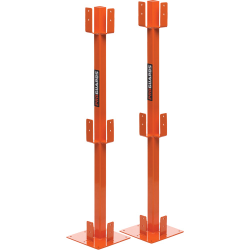ProGuards Temporary Guard Rail Posts, 8" W x 39" H, Orange D. Morneault & Fils
