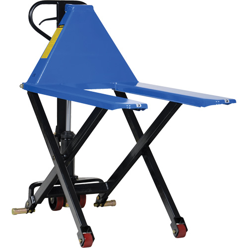 Hydraulic & Manual Skid Scissor Lift, 47" L x 27" W, Steel, 2200 lbs. Capacity D. Morneault & Fils