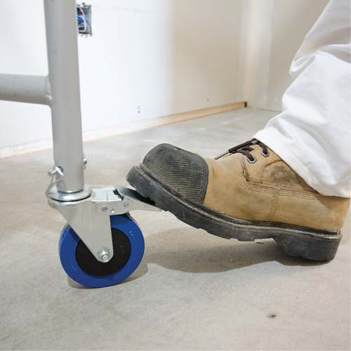 Mini roulette de 4" avec goupille verrouillable D. Morneault & Fils